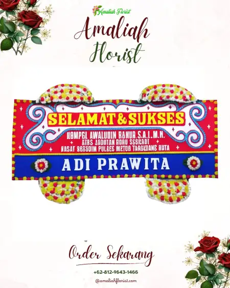 Papan Bunga Ucapan Selamat Kumejing