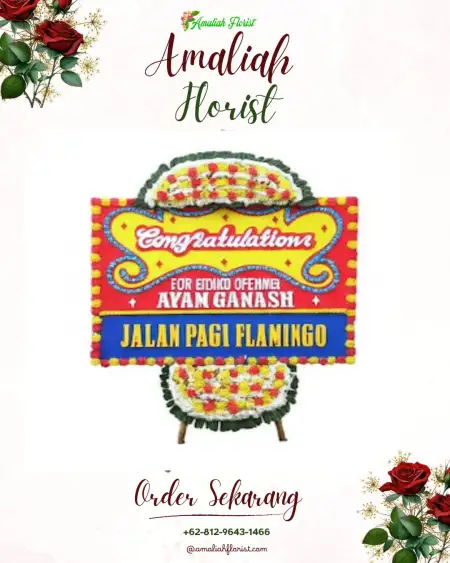 Sewa Papan Bunga Kumejing